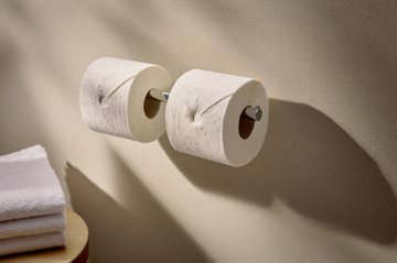 hansgrohe AddStoris S dobbelt toiletpapirholder i krom